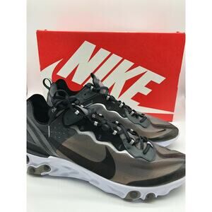 Nike React Element 87 Anthracite Black AQ1090-001 Size 15📦